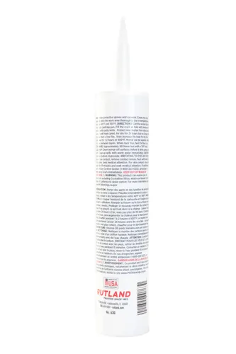 Vista 2 de Rutland cartucho de mortero para chimenea, de 10,3 oz. y color gris