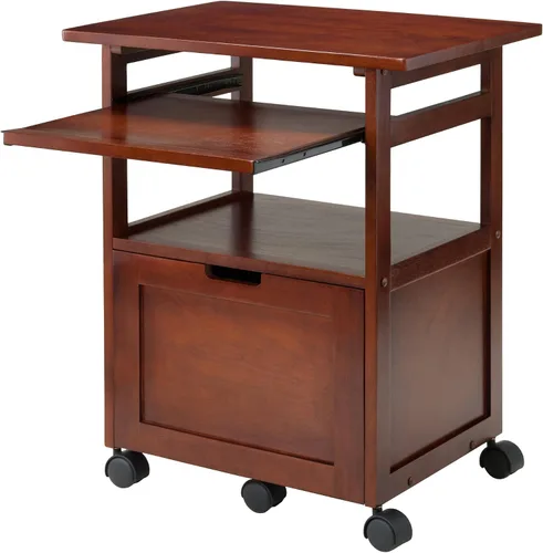Vista 7 de Winsome Wood carro/soporte para impresora con espacio para teclado