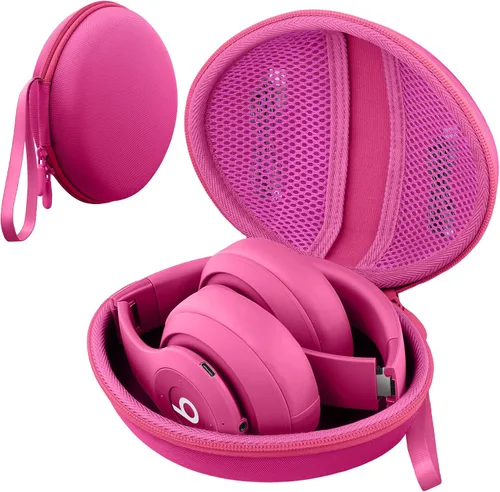Vista 10 de co2CREA para audífonos Beats Studio Pro / Studio3 / Solo4 / Solo3, estuche de viaje rígido compatible con audífonos inalámbricos de diadema Beats