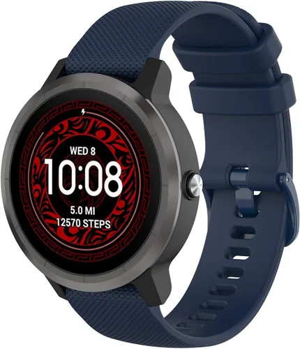 Vista 3 de Correa de reloj diseñada para Coros APEX de 1.654 in/PACE 2, correa ajustable de liberación rápida, bandas de silicona transpirable, pulseras