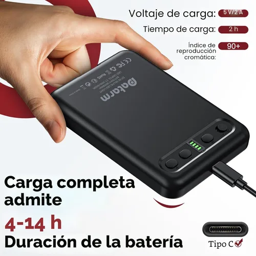 Vista 3 de Luz de Selfie Suave Recargable para Teléfono, Cámara, Portátil, Luz LED Portátil de Batería 4-14H para Fotos, Clip de Luz de Teléfono para Selfie