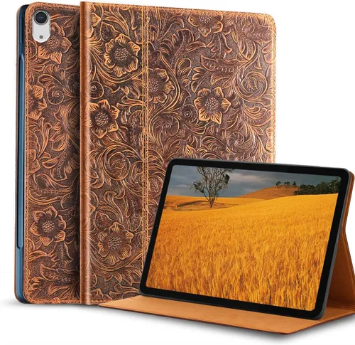 Vista 8 de Funda de cuero Gexmil para iPad (A16) de 11ª generación de 11 pulgadas 2025, funda para iPad de 10ª generación de 10.9 pulgadas 2022, funda