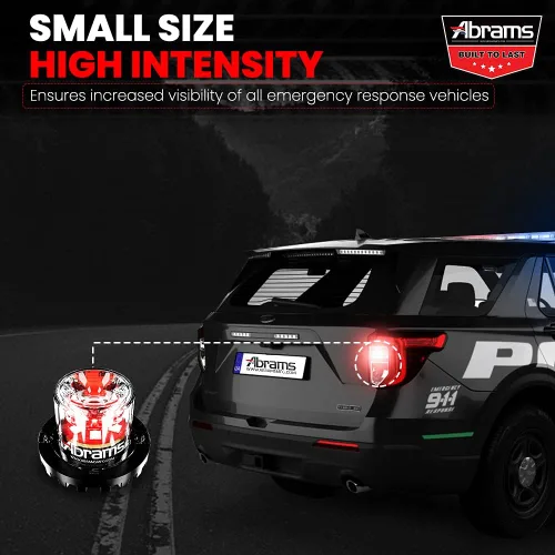 Vista 3 de Abrams. Faros escamoteables LED, Blanco/Blanco