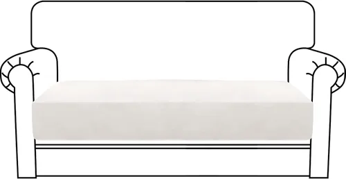 Vista 86 de MAXIJIN Fundas de cojín elásticas de terciopelo para sofá, funda de cojín suave de repuesto para sofá de dos plazas, protector de asiento