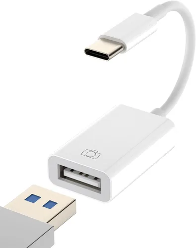 Vista 9 de Adaptador Lightning macho a USB hembra, cable OTG de sincronización de datos compatible con iPhone 13 11 12pro Max Mini XR X XS 8 7 SE Plus