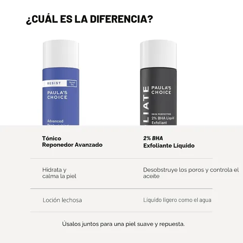 Vista 6 de Paula's Choice Resist Tónico facial de reposición avanzada, tóner facial antienvejecimiento con ácido hialurónico, vitamina C y E, suaviza