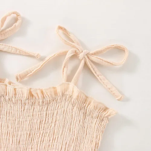 Vista 4 de Meihuida Mameluco sin mangas para bebé recién nacido, ropa de verano, mono de algodón con diadema