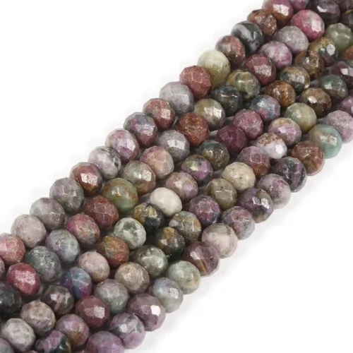 Vista 33 de 7 chakras piedras preciosas de 0.236 in de piedras preciosas facetadas Rondelle sueltas cuentas para hacer joyas DIY cuentas de 16 pulgadas