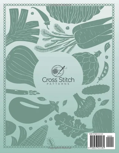 Vista 2 de Custom Cross Stitch Pattern, Empire Of Vegetables Unique & Original Custom Counted Cross Stitch Patterns