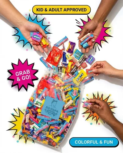 Vista 5 de Big Mama Candy Paquete variado de caramelos de piñata envueltos