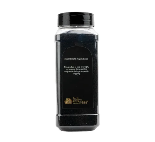 Vista 2 de GranAroma Semillas de Nigella, enteras, sabor a nuez, especias para cocinar (16 onzas)