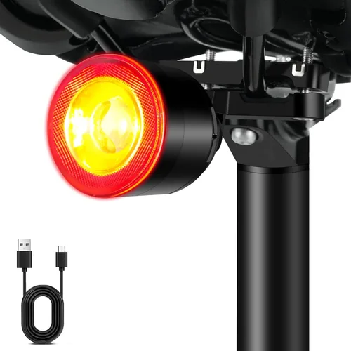 Vista 8 de Cruxer Ultra Bright Bike Tail Light 200 Lumen with Dual-Button Control