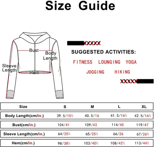 Vista 7 de icyzone Sudadera de manga larga con cremallera para mujer
