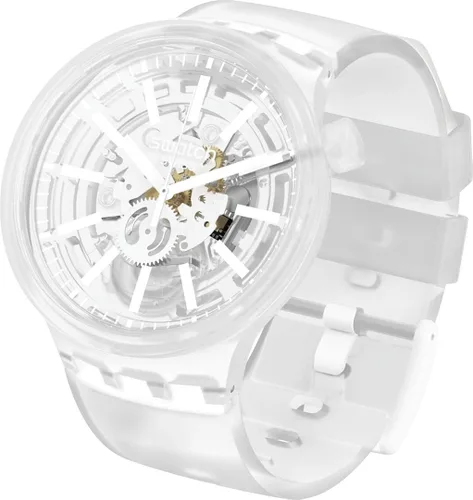 Vista 6 de Swatch Swiss Quartz - Correa de silicona transparente