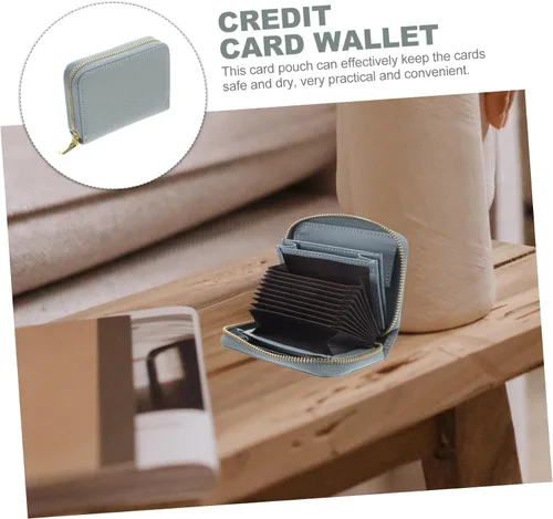 Vista 7 de MAGICLULU 4pcs Wallet Holder Change Coin Pouch Convenient Bag Billeteras De Hombres Cuero Original Portable Organizer Large Cards Container Small