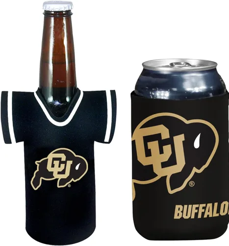 Vista 101 de College Team Color Logo Can & Bottle Holder Insulator Beverage Cooler Set