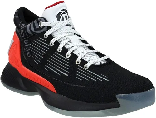 Vista 2 de adidas Núcleo de baloncesto D Rose 10 para hombre, Negro, 8