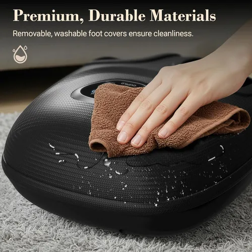 Vista 9 de CuPiLo - Masajeador shiatsu de pies con calor, elegible para FSA y HSA, vibración y presión ajustable para fascitis plantar, neuropatía, regalo