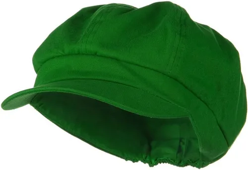 Vista 2 de e4Hats.com Gorra de periódico elástico de algodón