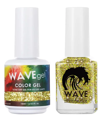 Vista 34 de WAVEGEL - Juego dúo de gel y esmalte de uñas a juego - Colección Simplicity - #P109 Blizzard I 0.5 onzas