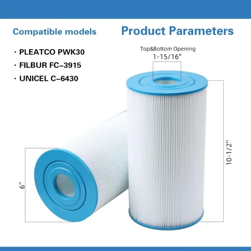Vista 2 de 71825 Reemplaza los filtros de spa Hot Springs, compatibles con Watkins 31489, Unicel C-6430, Pleatco PWK30, Filbur FC-3915, P/N0969601, 73178