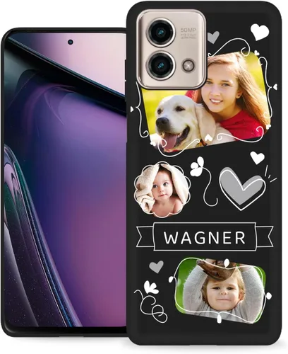 Vista 33 de Funda personalizada para Motorola Moto G Stylus 5G con nombre de foto y texto – GStylus 5G personalizada para teléfono móvil/smartphone/teléfono