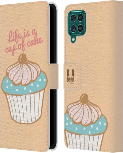 Vista 144 de Head Case Designs Assortment Cupcakes Happiness Leather Wallet Case Compatible with Samsung Galaxy A07 4G Surtido