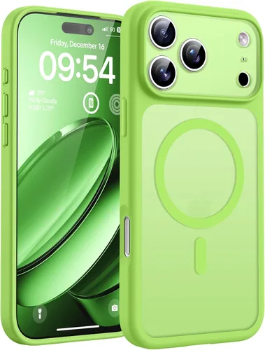Vista 212 de TOCOL Funda para iPhone 11, compatible con Magsafe, protección completa de cámara, imanes integrados, protección contra caídas, funda translúcida