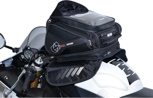 Vista 3 de Oxford - OL345 Bolsa de tanque negra de 30 L (motocicleta con montaje en correa S30R)
