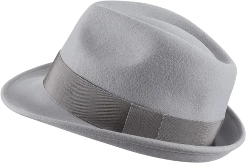 Vista 37 de Home Prefer Sombrero de invierno de fieltro de lana para hombre Sombrero de ala corta Fedora