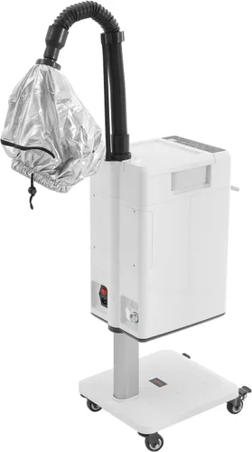 Vista 9 de Vaporizador profesional para peluquería para uso en el hogar, 110 V con capucha y temporizador de 0 a 99 minutos, altura ajustable, 4 niveles