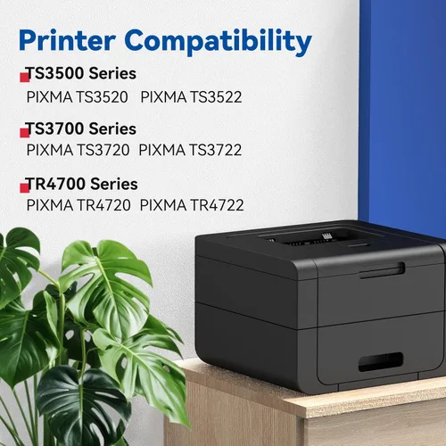 Vista 3 de Cartucho de tinta de repuesto 275XL 276XL para Canon PG-275 PG275 275 y 276 CL-276 CL276 XL de alto rendimiento para impresoras TR4720 TR4700 TR4722