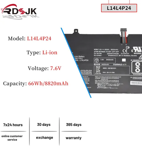 Vista 2 de L14L4P24 L14M4P24 - Batería para portátil Lenovo Yoga 900 900-13ISK 900-131SK 900-13ISK2 900-IFI 900-ISE Yoga 3 Pro 4Pro 4 Pro 900 900-13ISK 80MK