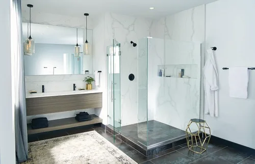 Vista 6 de Moen Align toallero de toalla de mano para baño, YB0486BL