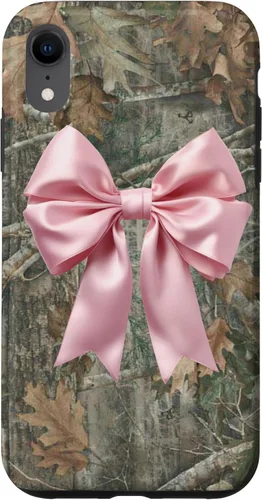 Vista 25 de Camo Pink Bow Case for iPhone 17