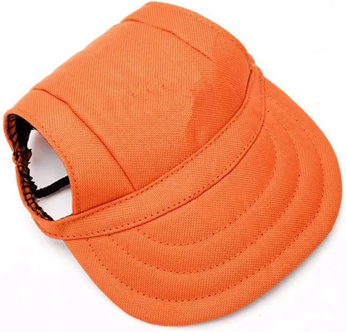 Vista 26 de Sombrero deportivo para perros, sombrero de lona para mascotas, sombrero de tela Oxford de béisbol deportivo con agujeros para las orejas