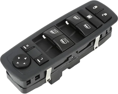 Vista 7 de Interruptor de ventana de control maestro de potencia del lado del conductor delantero compatible con Dodge Ram 1500 2500 3500 OE 2009-2012