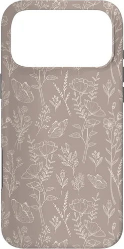 Vista 22 de Butterfly Meadow - Carcasa para iPhone 16, diseño botánico de flores silvestres