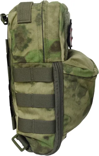 Vista 3 de Mochila táctica de hidratación para vejiga de hidratación de 2 litros, mochila de hidratación ligera MOLLE, transportador de agua para hidratación