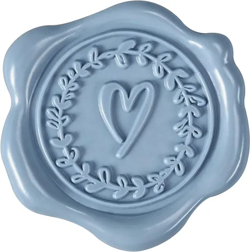 Vista 13 de Whaline 50 calcomanías de sello de cera en relieve, calcomanías de sello de corazón negro, etiquetas autoadhesivas para boda, fiesta de cumpleaños