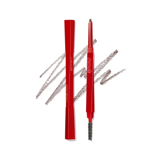 Vista 10 de Espoir El Lápiz de Cejas Balance #6 Gris Claro Lápiz de Cejas Rápido y Fácil de Dibujar sin Apelmacarse con Forma Triangular Estrecha Una #6