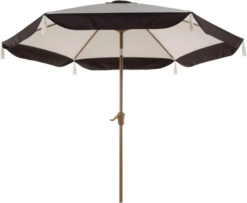 Vista 10 de Grand patio - Sombrilla de balcón, JENA 6x4 pies, sombrilla exterior con dosel plano rectangular versátil para patio con perilla giratoria de 360