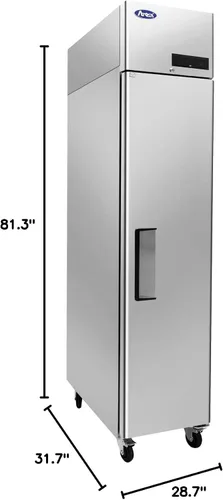 Vista 5 de Atosa Refrigerador vertical comercial, montaje superior
