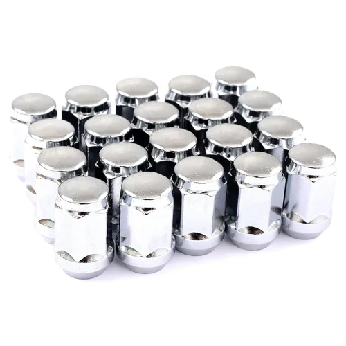 Vista 9 de 20 tuercas hexagonales negras de 1/2 a 20 pulgadas compatibles con ruedas Jeep Ford-Dodge Lincoln de 5 lengüetas, tuercas de 1/2 pulgada de altura