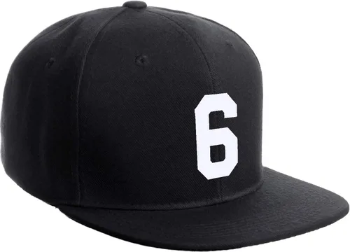 Vista 190 de Número de equipo modificado para requisitos particulares del jugador del color del sombrero del Snapback de la visera plana clásica de la visera