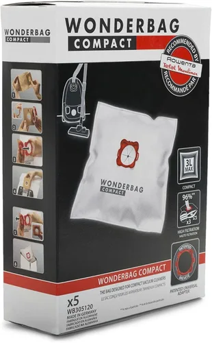 Vista 7 de Wonderbag WB305120 46-WB-04, papel, 3 litros, blanco