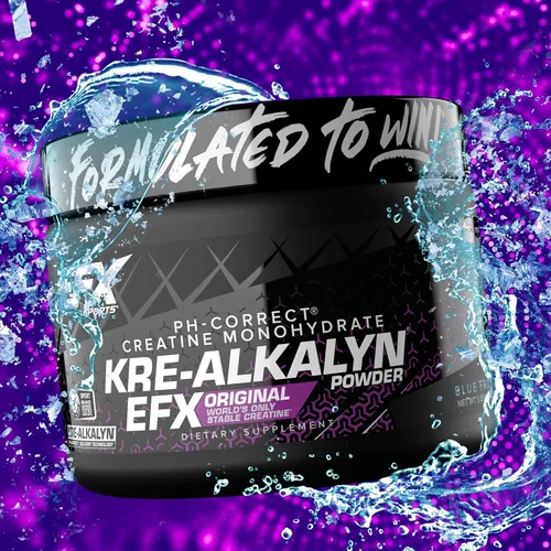 Vista 6 de EFX Sports Kre-Alkalyn EFX Powder Suplemento en polvo de monohidrato de creatina pH correcto Fuerza, crecimiento muscular y rendimiento 55