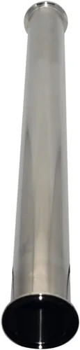 Vista 5 de Tubería redonda sin costura de acero inoxidable 316, tubo OD 2 ", longitud de 24 "/610 MM, carrete sanitario de 2 "trío trébol con brida de virola