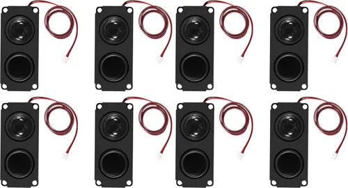 Vista 7 de 4 piezas de altavoz mini de 4 ohmios, 3 vatios, altavoz micro para Arduino con longitud de línea de 11 mm, terminal JST-PH2.0mm de 2 pines