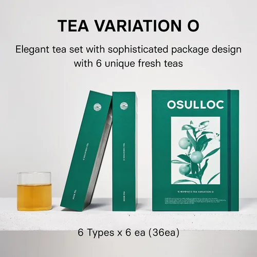 Vista 7 de OSULLOC Colección de té premium (40 unidades, 10 sabores x 4 ea) y variación de té "O" (36 unidades, 6 tipos x 6 ea)